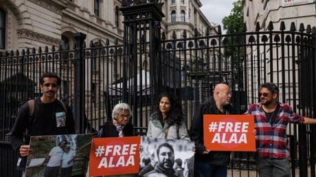 Government urged to upgrade travel warning for ‘police state’ Egypt following ongoing detention of Alaa Abd el-Fattah