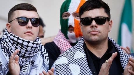 Glastonbury organiser says Irish band Kneecap ‘welcome’ despite Keir Starmer objections