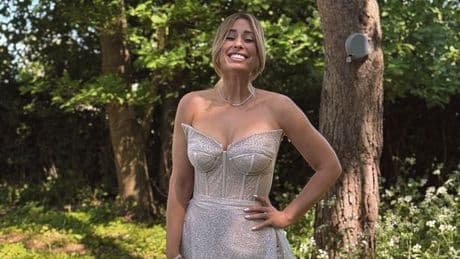 Stacey Solomon wears her wedding dress to TV BAFTAs and wows fans with the altered gown