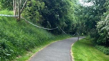 Police cordon at East Kilbride Showpark linked to Irvine Beach tragedy