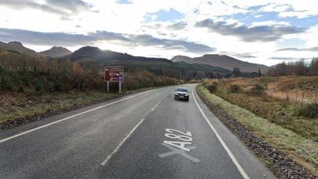 Police launch appeal after motorcyclist rushed to hospital after A82 crash