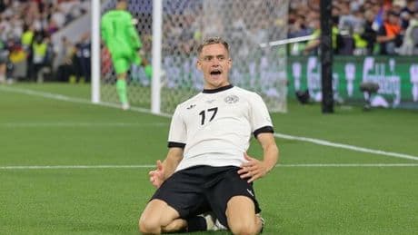 Florian Wirtz's reaction when asked Liverpool transfer question after Germany loss