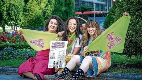 El Camino de unas jóvenes vizcaínas para concienciar contra la mastocitosis