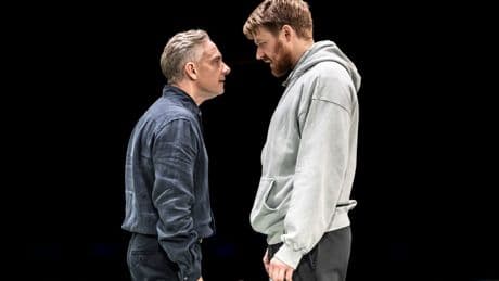The Fifth Step at @sohoplace: Jack Lowden and Martin Freeman have terrific chemistry in this slippery comedy