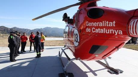 Catalunya creará 22 nuevos helipuertos de emergencia operativos las 24 horas