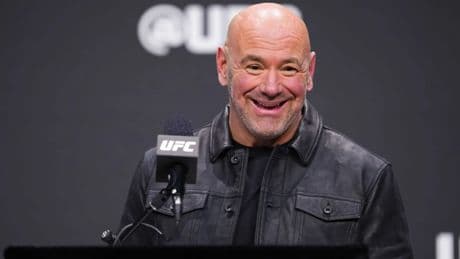La enigmática sonrisa de Dana White sobre la pelea entre Makhachev y Topuria que desata los rumores: &quot;Ya veremos lo que pasa&quot;