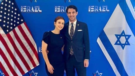 Pictured: Israeli embassy couple shot dead by man shouting 'free Palestine' in Washington DC