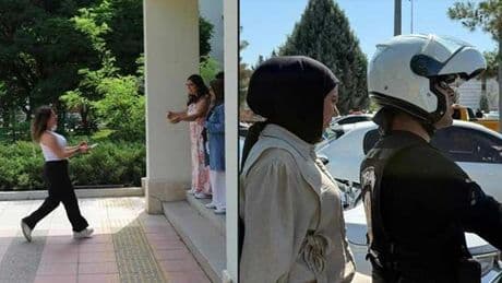 Sınava saniyeler kala yetiştiler... Kimi kimliğini kaybetti kimi sohbete daldı