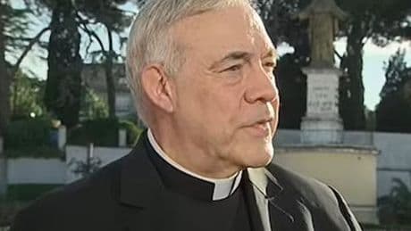 Do YOU recognise this priest? Clergyman with very famous brother in Rome for conclave