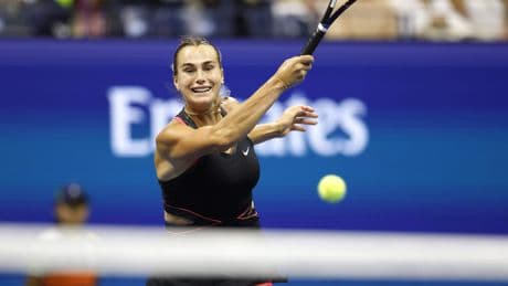 Aryna Sabalenka kijkt uit naar ’Battle of the Sexes’ met Nick Kyrgios: ’Proberen hem een pak rammel te geven’