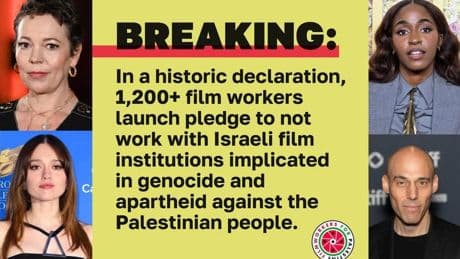Hollywood all'assalto di Israele: "Non saremo complici del genocidio"