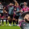 Big Zuu scores the WINNER at Soccer Aid - after predicting he would get a goal on punditry duties before kick-off - as World XI get their revenge on England at Old Trafford