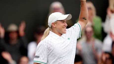 Sonay Kartal open to suggestions over her next tattoo after reaching third round