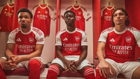 Arsenal reveal new heart-inspired home kit to debut against Newcastle