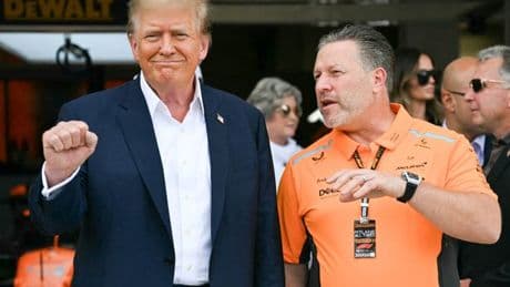 Truth behind Donald Trump rumour as US President tipped to drive McLaren F1 car