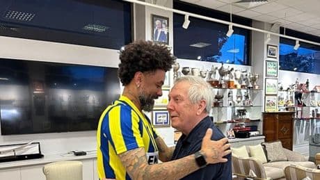 Cristian Baroni'den Aziz Yıldırım'a ziyaret