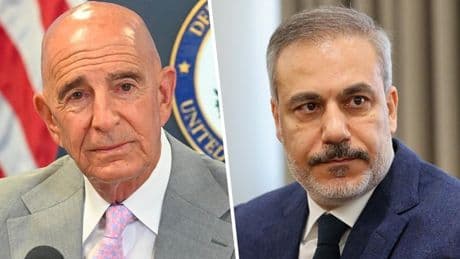 Hakan Fidan'dan Tom Barrack'a övgü