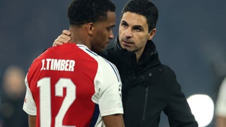 Arsenal: Mikel Arteta reveals hopes for Jurrien Timber return timeline as surgery confirmed