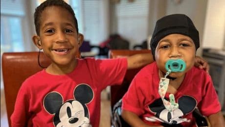 Twin boys, 4, die after being trapped inside house fire as mum watches in horror
