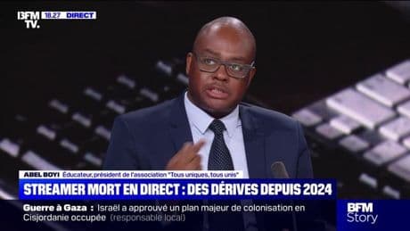Streameur mort: "Cette personne est manipulée, elle finit même par faire un déni de réalité", estime Abel Boyi, président de l'association "Tous uniques, tous unis"