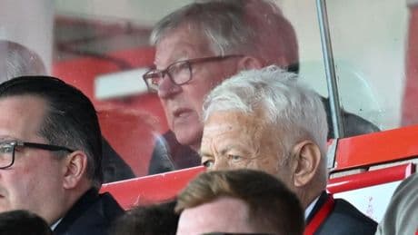 Sir Alex Ferguson is surprise guest at Airdrie in play-off final, as skipper admits being star-struck