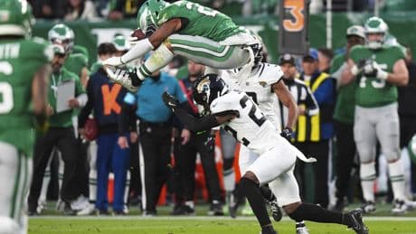 Saquon Barkley unveiled as ‘Madden NFL 26’ cover star with famous backwards hurdle