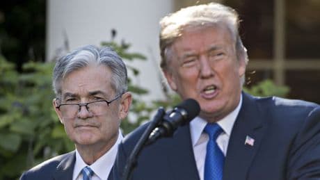 Trump insists he won't fire Fed chair Jerome Powell