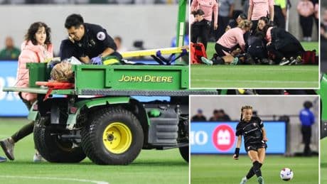 NWSL star Savy King stretchered off field after ‘medical event’ in scary scene