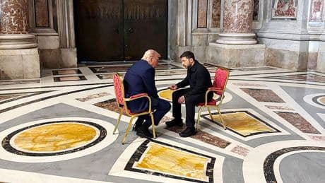 What Zelensky told Trump at Pope Francis' funeral