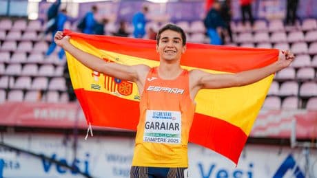 España tiene dos campeones de Europa sub-20 insólitos: un corredor de 100 metros y una discóbolo