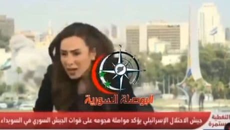 Explosion während Live-Schalte – Israel greift Ziel in Syrien an