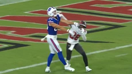 Shilo Sanders waived by Buccaneers after getting ejected for throwing punch at Bills player