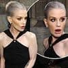 Kelly Osbourne oozes class in sophisticated black gown as she joins the stars at DJ Fat Tony's wedding - after shocking fans with dramatic new look