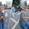 KIJK. Australische journalist beschoten met rubberen kogels terwijl ze verslag uitbrengt van protesten in Los Angeles