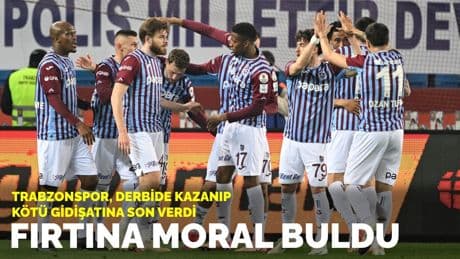 Fırtına moral buldu: Trabzonspor, derbide 2-0 kazanıp kötü gidişatına son verdi