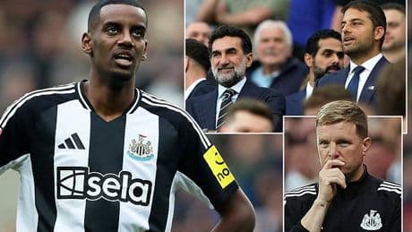 Eddie Howe makes Alexander Isak admission after Newcastle execs held crunch talks with the striker before the Magpies lost 3-2 to Liverpool - the club he wants to join