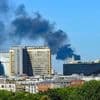 Rauchsäule über Berlin: Brand auf Dach eines Hochhauses in der Kurfürstenstraße gelöscht