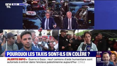 Story 2 : Taxis, des tensions dans la manifestation à Paris – 19/05