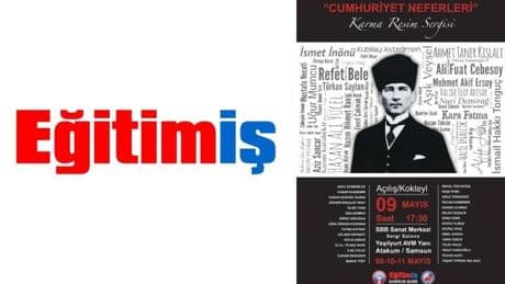 Eğitim-İş’ten ‘Cumhuriyet Neferleri Karma Resim’ sergisi