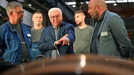 Bundespräsident: Steinmeier nach drei Amtstagen in Delitzsch begeistert