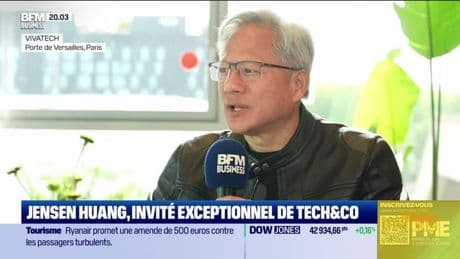 Jensen Huang (Nvidia) : Jensen Huang, invité exceptionnel de Tech&Co - 12/06
