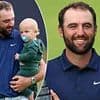 Open champion Scottie Scheffler reveals one-year-old son is ALREADY swinging a golf club as he celebrates  triumph with family