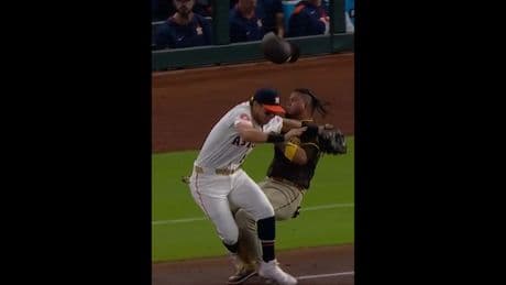 Horror-Crash - Unfall in der MLB endet in Notaufnahme