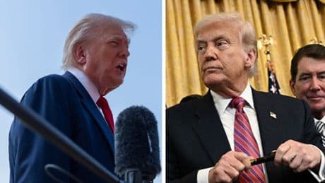 Sie werden nicht glauben, wieviel Zeit zwischen diesen Worten von Donald Trump liegt