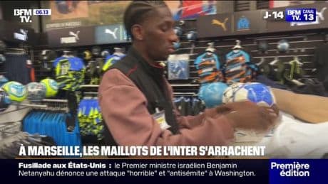 À Marseille, les ventes de maillots de l’Inter Milan s’envolent avant la finale contre le PSG