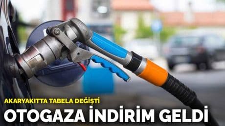 Akaryakıtta tabela değişti: Otogaza indirim geldi