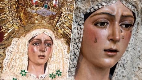 La Virgen de la Macarena ahora tiene más pestañas y más maquillaje. Para los sevillanos es una afrenta imperdonable