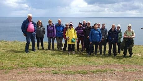 Claremont Rambling Club enjoyed a sunny Sunday stroll on the coast