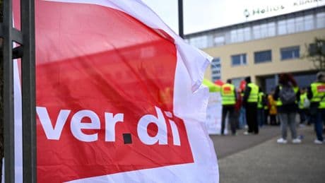 Arbeitskampf: Warnstreik im Logistikzentrum von Zalando in Erfurt