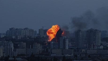 Russia launches massive overnight drone, missile strike on Kyiv
